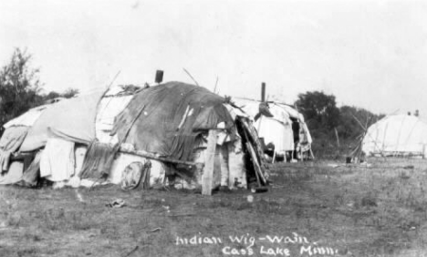 Indian Wigwam, Cass Lake Minnesota, 1930's