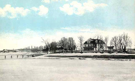 Winter at Park Island Hotel, Center City Minnesota, 1915