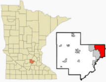 Location of Chanhassen Minnesota