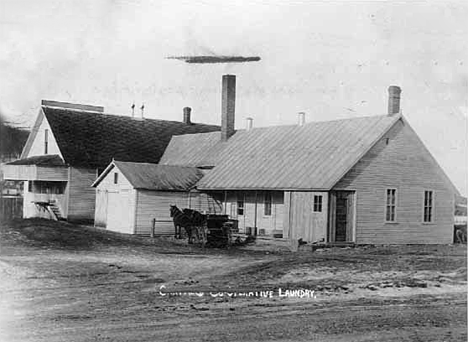 Laundry at Chatfield Minnesota, 1918