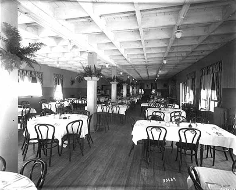 Cafe, Dahl's House, Chisago City Minnesota, 1912