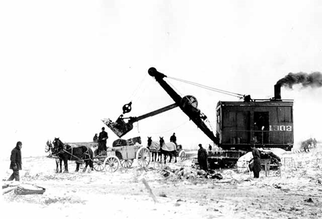 Shovel at Godfrey Mine, Chisholm Minnesota, 1905