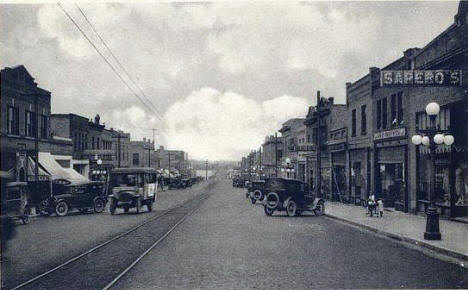 Main Street, Chisholm Minnesota, 1920's