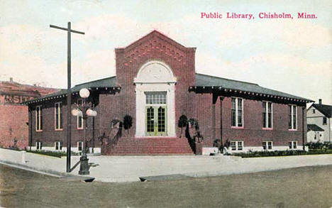 Public Library, Chisholm Minnesota, 1917