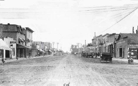 Main Street, Chokio Minnesota, 1908