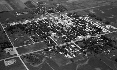 Aerial view, Chokio Minnesota, 1972