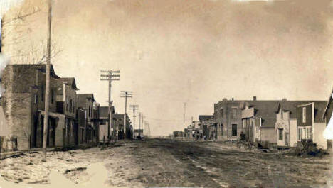 Main Street, Chokio Minnesota, 1908