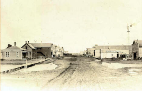 Main Street, Chokio Minnesota, 1900