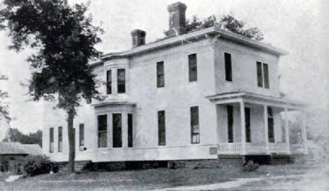 Hospital at 5th and Pacific in Chokio Minnesota, 1918