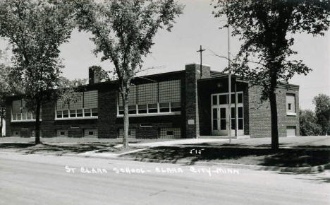 St. Clara School, Clara City Minnesota, 1950's
