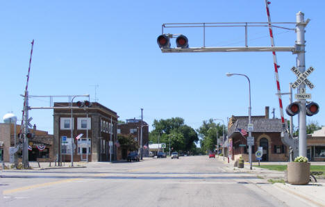 Street scene, Clara City Minnesota, 2011