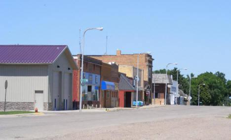 Street scene, Clara City Minnesota, 2011