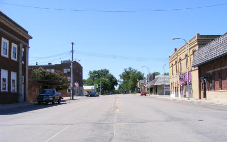 Street scene, Clara City Minnesota, 2011