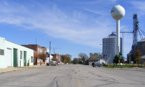 Street scene, Claremont Minnesota, 2010