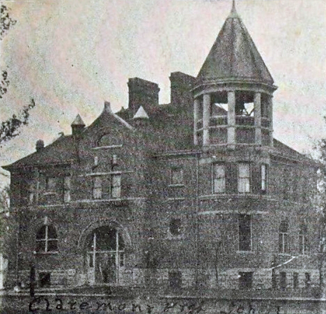High School, Claremont Minnesota, 1907