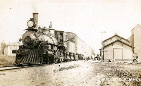 Clarksfield Minnesota Train Dept, 1900's