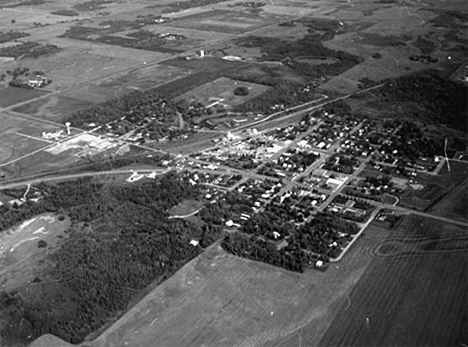 Aerial view, Clearbrook Minnesota, 1984