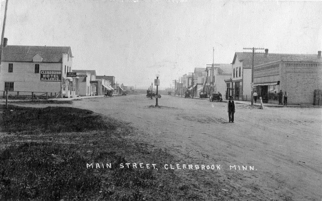 Main Street, Clearbrook Minnesota, 1920's?