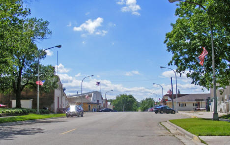 Street scene, Cleveland Minnesota, 2010