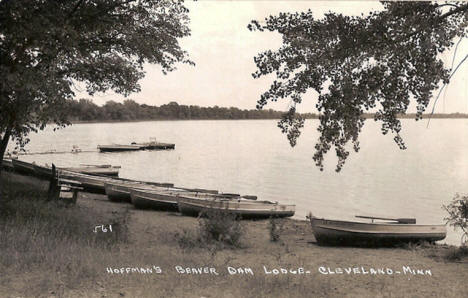 Hoffman's Beaver Dam Lodge, Cleveland Minnesota, 1940's?