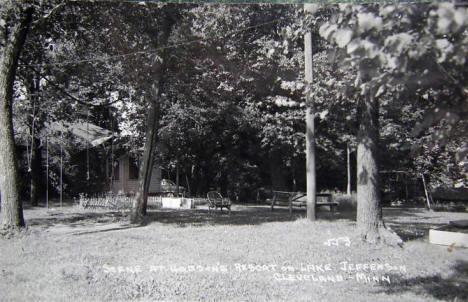 Hobson's Resort on Lake Jefferson, Cleveland Minnesota, 1965