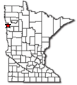 Location of Climax Minnesota