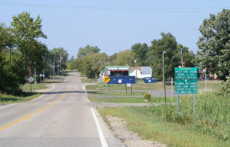 Street scene, Clitherall Minnesota, 2008