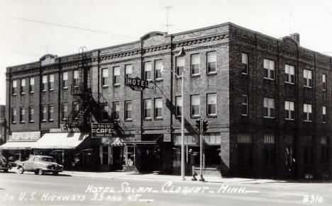 Hotel Solem, Cloquet Minnesota, 1950's