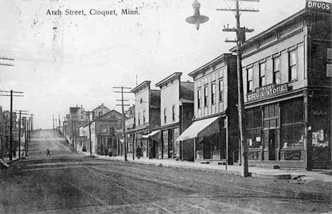 Arch Street, Cloquet Minnesota, 1908