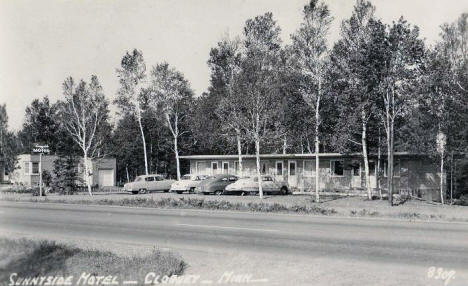 Sunnyside Motel, Cloquet Minnesota, 1950's