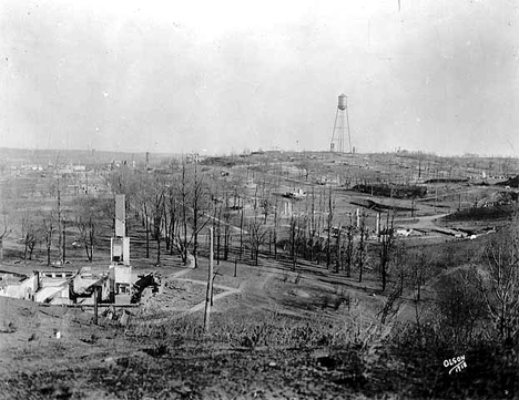 Cloquet Minnesota after the fire, 1918