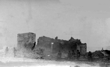 Ruins of a hotel after the fire, Cloquet Minnesota, 1918