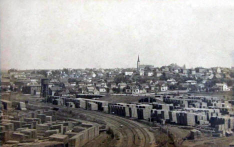 Birds eye view, Cloquet Minnesota, 1906