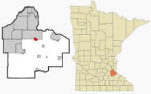 Location of Coates, Minnesota