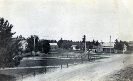 Street scene, Cohasset Minnesota, 1915