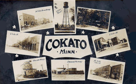 Multiple scenes, Cokato Minnesota, 1910's