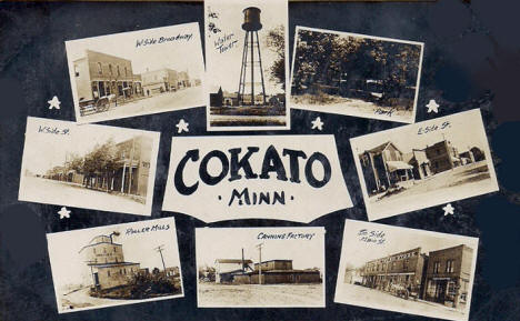 Multiple scenes, Cokato Minnesota, 1910's