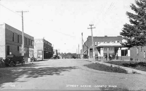 Street scene, Cokato Minnesota, 1919