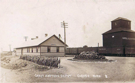 Great Northern Depot, Cokato Minnesota, 1918