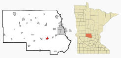 Location of Cold Spring, Minnesota