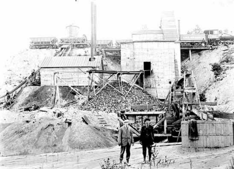 Experimental washing plant at Coleraine Minnesota, 1905