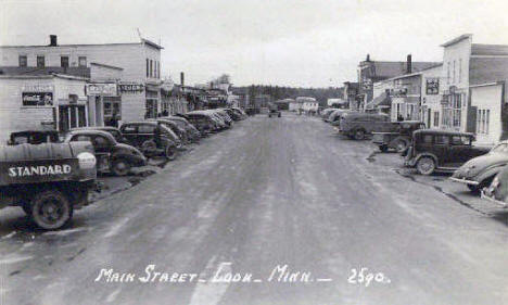 Main Street, Cook Minnesota, 1951