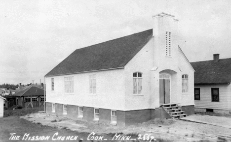 Mission Church, Cook Minnesota, 1940's
