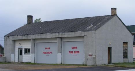 Fire Department, Cook Minnesota, 2007
