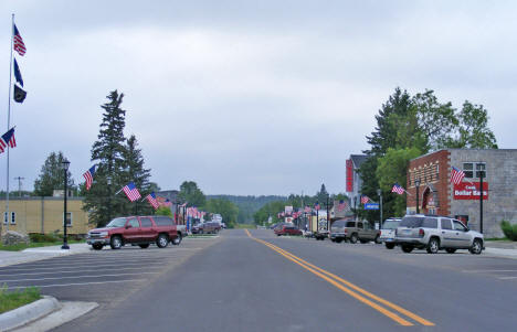 Street scene, Cook Minnesota, 2007