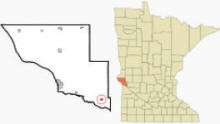 Location of Correll, Minnesota