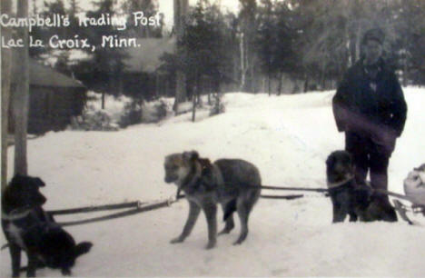 Trading Post, Lac LaCroix, Crane Lake Minnesota, 1938