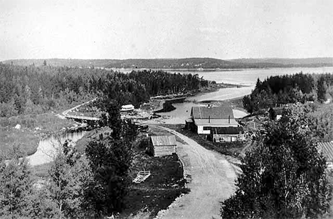 Crane Lake looking toward Bear Island. 1922