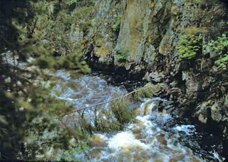 View of the Vermillion Rapids near Crane Lake Minnesota, 1945