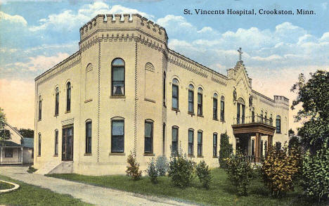 St. Vincents Hospital, Crookston Minnesota, 1907